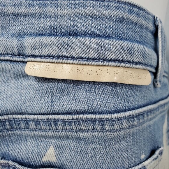 Stella McCartney Classic Blue Jeans with Stars sz 28 - Picture 4 of 13